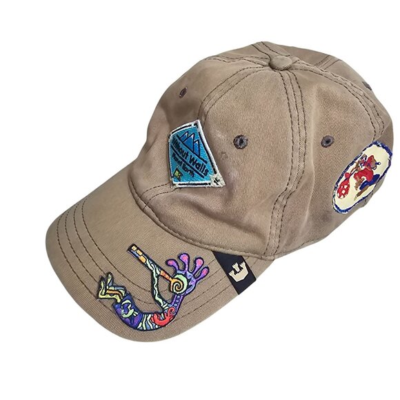 Goorin Bros. Tan Hat Ice Cream Kid Bugs Bunny Kokopelli Without Walls Upcycled - Picture 1 of 8